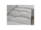 Anakin - Canapé D'Angle Convertible Réversible Coffre - Tissu Bouclette - 2 Coussins