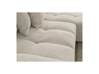 Anakin - Canapé D'Angle Convertible Réversible Coffre - Tissu Bouclette - 6 Coussins