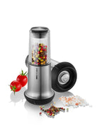 X-Plosion® - Moulin À Sel Ou À Poivre - 15cm - Noir/Argent
