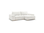 Anakin - Canapé D'Angle Réversible Convertible Coffre - Tissu Texturé - 2 Coussins