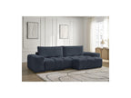 Anakin - Canapé D'Angle Réversible Convertible Coffre - Tissu Texturé - 2 Coussins