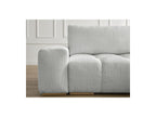 Anakin - Canapé D'Angle Réversible Convertible Coffre - Tissu Texturé - 2 Coussins