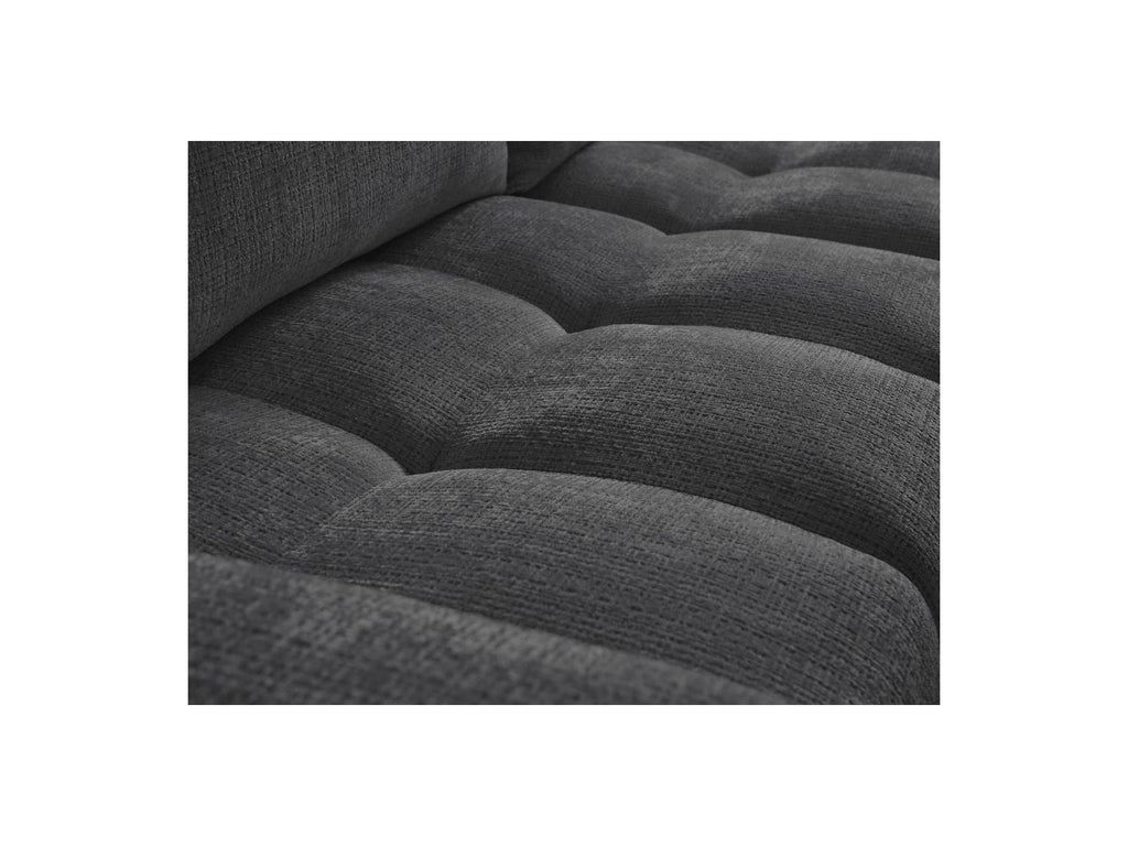 Anakin - Canapé D'Angle Réversible Convertible Coffre - Tissu Texturé - 2 Coussins