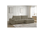 Anakin - Canapé D'Angle Réversible Convertible Coffre - Tissu Texturé - 2 Coussins