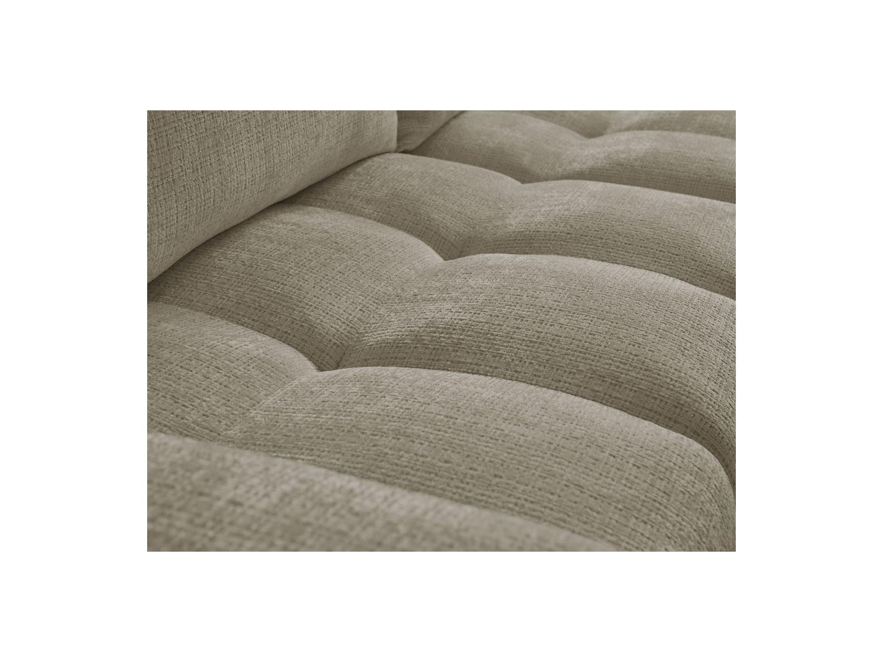 Anakin - Canapé D'Angle Réversible Convertible Coffre - Tissu Texturé - 2 Coussins