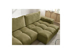 Anakin - Canapé D'Angle Réversible Convertible Coffre - Tissu Texturé - 2 Coussins