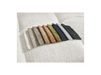Anakin - Canapé D'Angle Réversible Convertible Coffre - Tissu Texturé - 6 Coussins