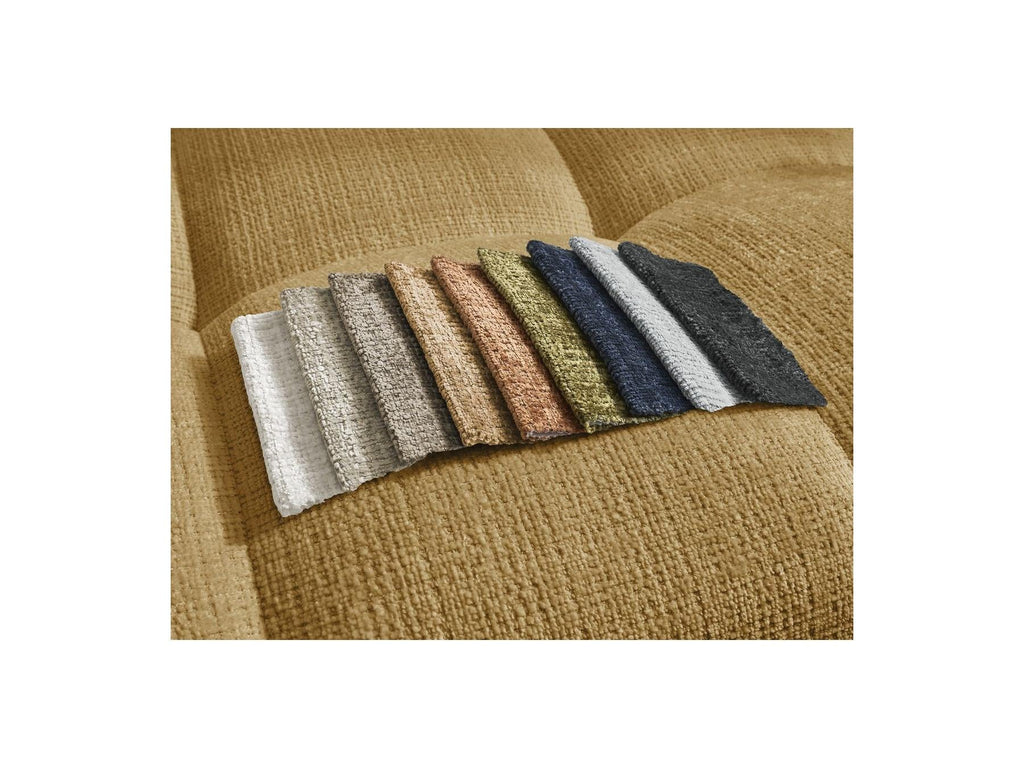 Anakin - Canapé D'Angle Réversible Convertible Coffre - Tissu Texturé - 6 Coussins