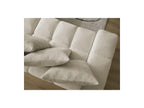 Anakin - Canapé Droit Convertible Coffre - Tissu Texturé - 6 Coussins