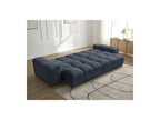 Anakin - Canapé Droit Convertible Coffre - Tissu Texturé - 6 Coussins