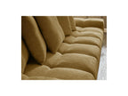 Anakin - Canapé Droit Convertible Coffre - Tissu Texturé - 6 Coussins