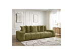 Anakin - Canapé Droit Convertible Coffre - Tissu Texturé - 6 Coussins