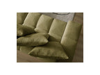 Anakin - Canapé Droit Convertible Coffre - Tissu Texturé - 6 Coussins