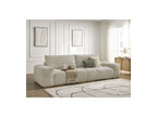 Anakin - Canapé Droit Convertible Coffre - Tissu Texturé - 2 Coussins