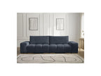 Anakin - Canapé Droit Convertible Coffre - Tissu Texturé - 2 Coussins