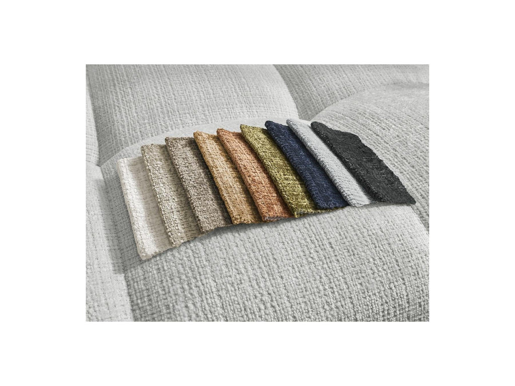 Anakin - Canapé Droit Convertible Coffre - Tissu Texturé - 2 Coussins