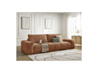 Anakin - Canapé Droit Convertible Coffre - Tissu Texturé - 2 Coussins