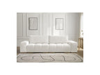 Anakin - Canapé Droit Fixe 3 Places - Tissu Texturé - 2 Coussins