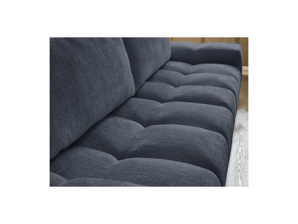 Anakin - Canapé Droit Fixe 3 Places - Tissu Texturé - 2 Coussins