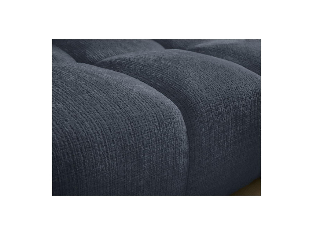 Anakin - Canapé Droit Fixe 3 Places - Tissu Texturé - 2 Coussins