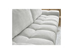 Anakin - Canapé Droit Fixe 3 Places - Tissu Texturé - 2 Coussins