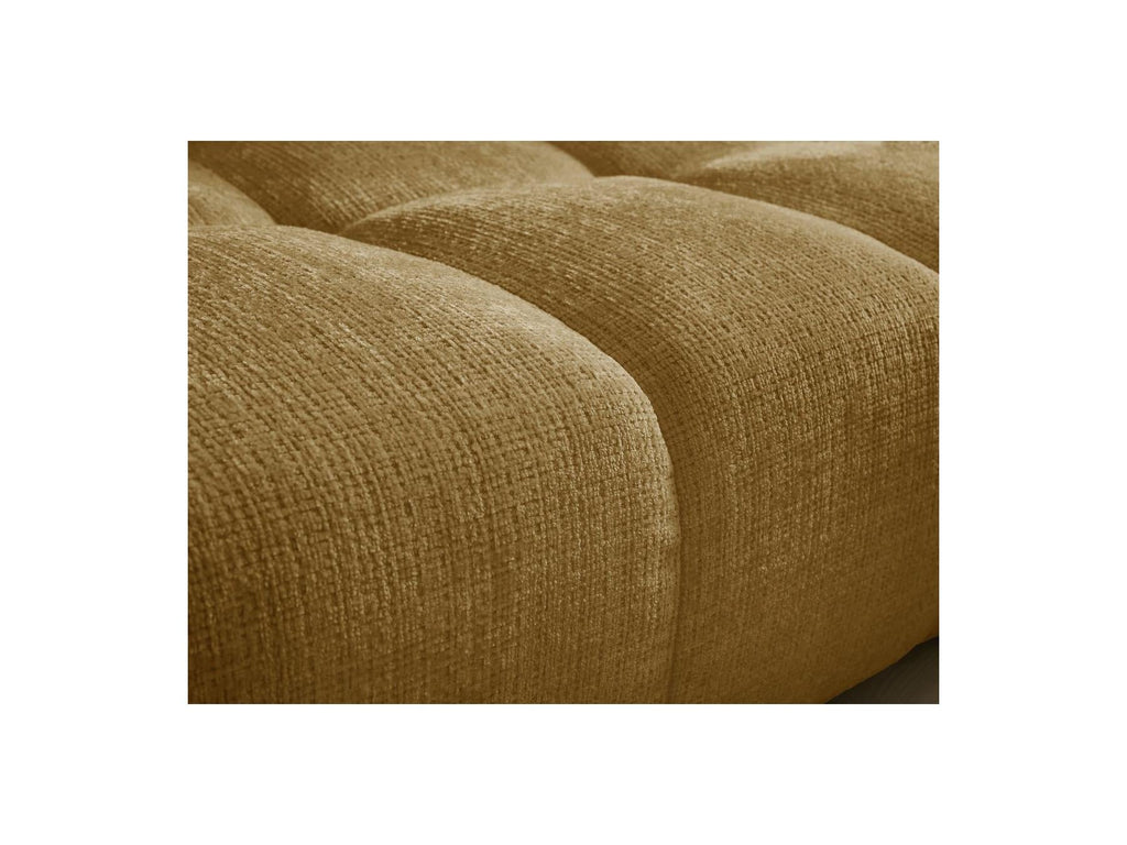 Anakin - Canapé Droit Fixe 3 Places - Tissu Texturé - 2 Coussins