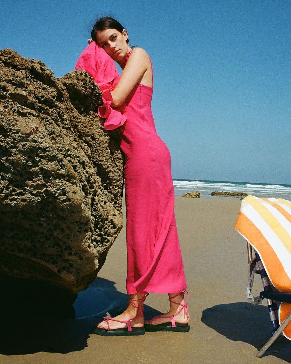 Sandales À Plateforme Kay - Fuchsia