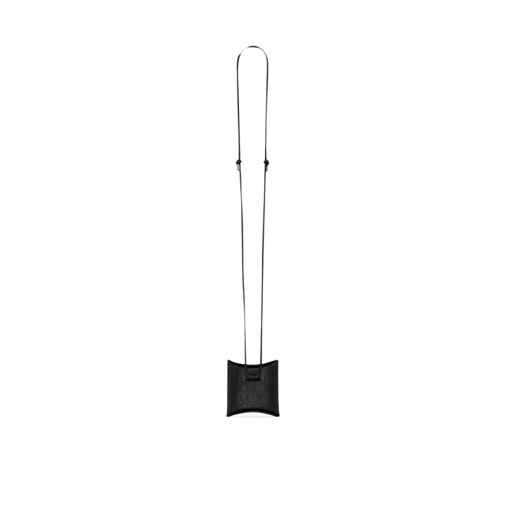 Saint Laurent - Étui Airpods Cassandre - Homme - Black