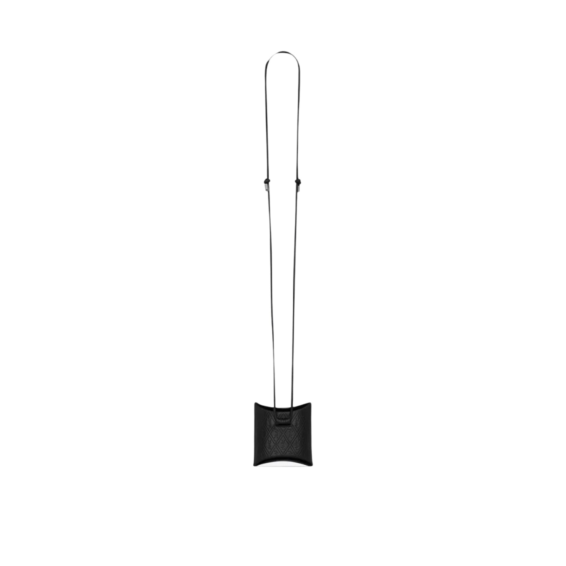Saint Laurent - Étui Airpods Cassandre - Homme - Black