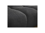 Anakin - Canapé Droit Fixe 3 Places - Tissu Texturé - 2 Coussins