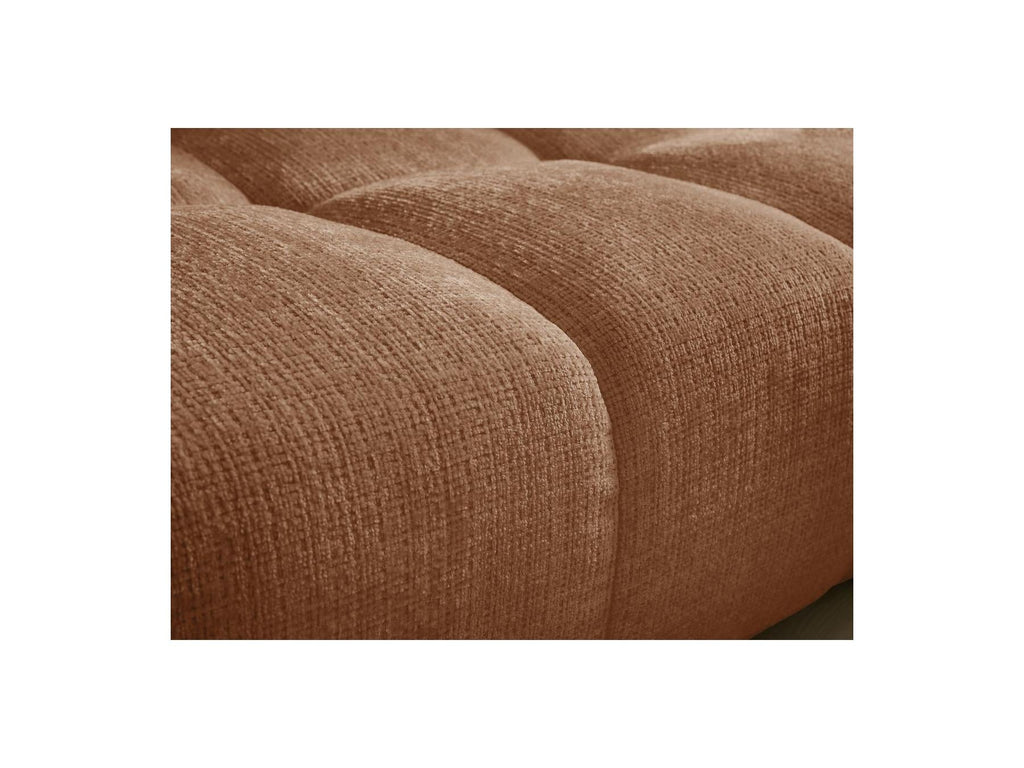 Anakin - Canapé Droit Fixe 3 Places - Tissu Texturé - 2 Coussins