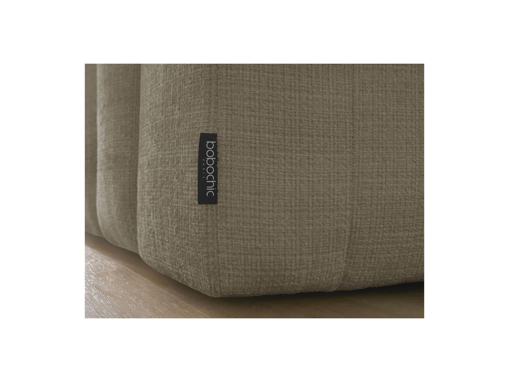 Anakin - Canapé Droit Fixe 3 Places - Tissu Texturé - 2 Coussins