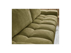 Anakin - Canapé Droit Fixe 3 Places - Tissu Texturé - 2 Coussins