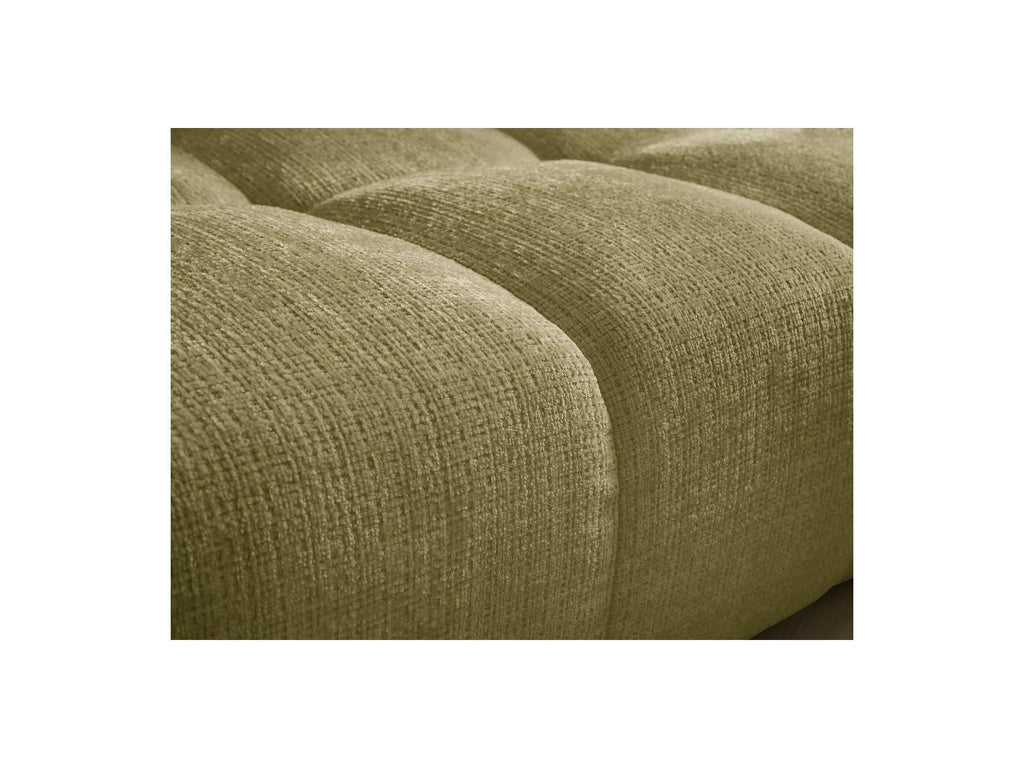 Anakin - Canapé Droit Fixe 3 Places - Tissu Texturé - 2 Coussins