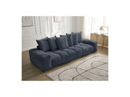 Anakin - Canapé Droit Fixe 3 Places - Tissu Texturé - 6 Coussins