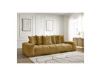 Anakin - Canapé Droit Fixe 3 Places - Tissu Texturé - 6 Coussins