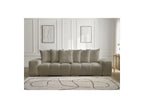 Anakin - Canapé Droit Fixe 3 Places - Tissu Texturé - 6 Coussins