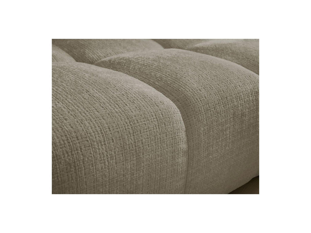 Anakin - Canapé Droit Fixe 3 Places - Tissu Texturé - 6 Coussins