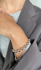 Bracelet Metal Pearl