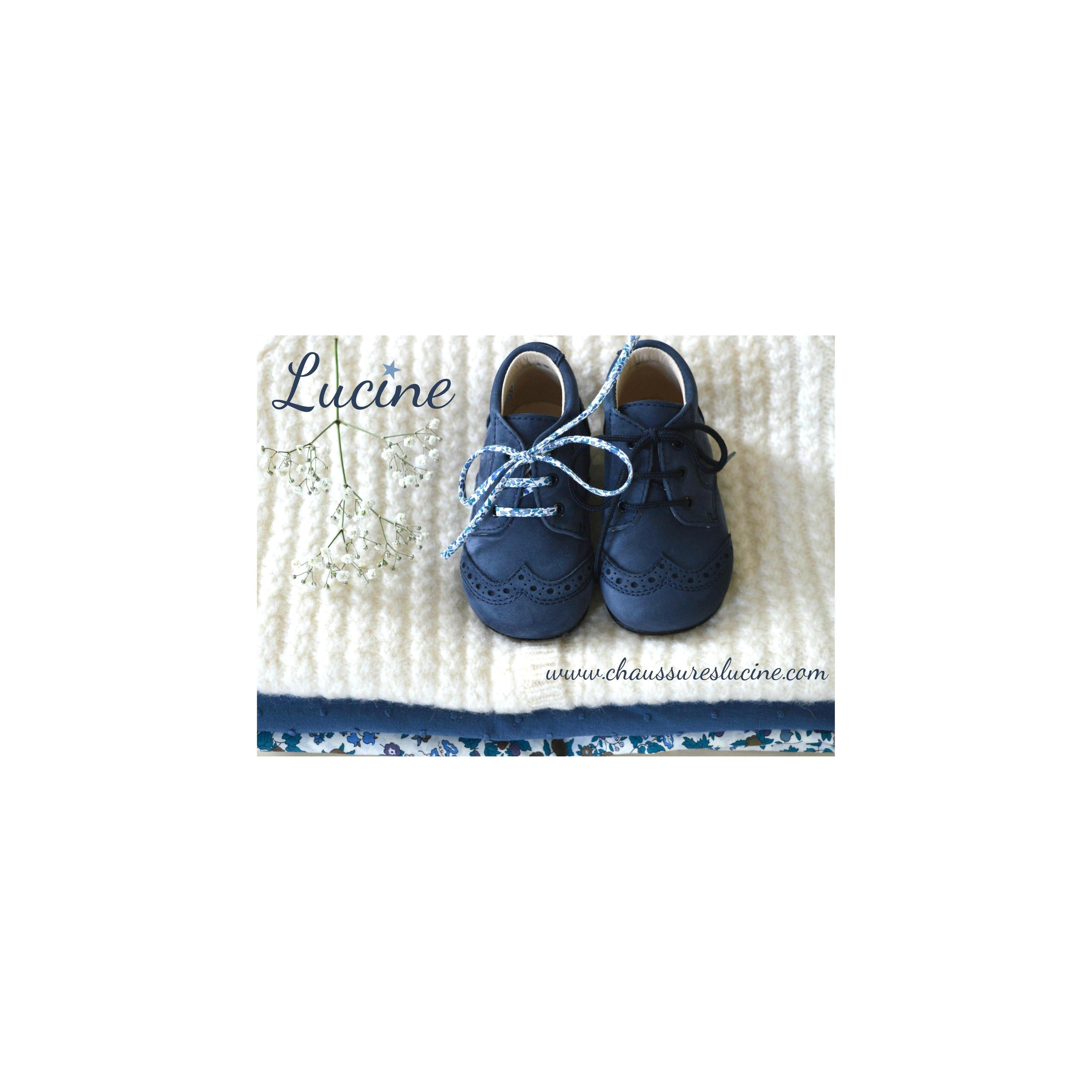 Chaussures Bottillons Adonis Bout Golf - Nubuck Bleu Navy - Mixte