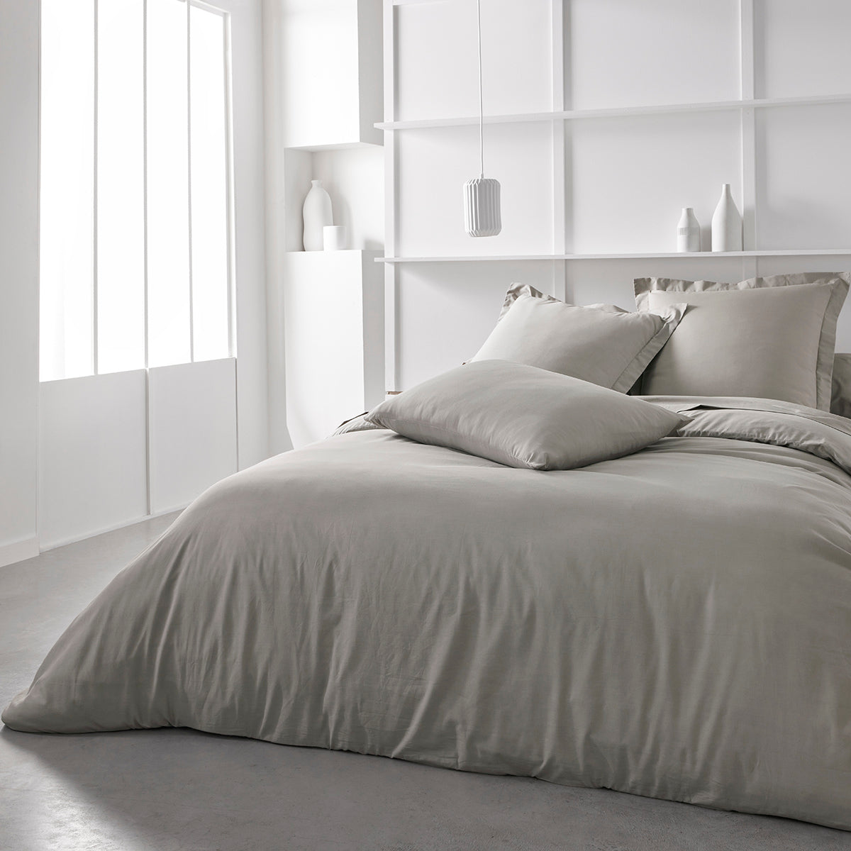 Permanent Uni Essential - Drap Housse - Dune