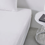 Permanent Uni Essential - Drap Housse - Craie