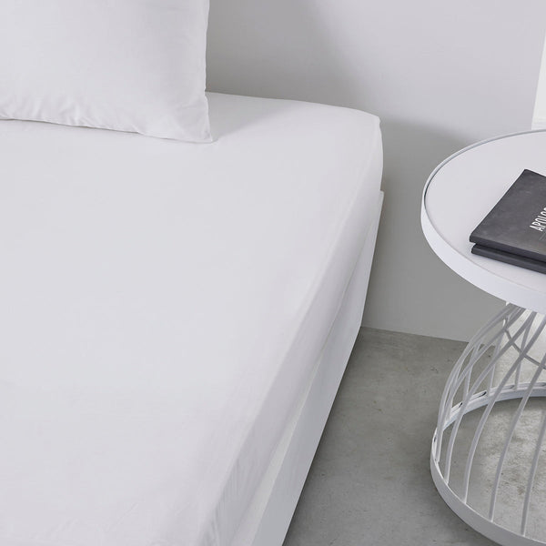 Permanent Uni Essential - Drap Housse - Craie