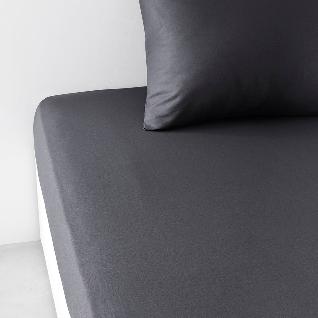Permanent Unis Essential - Drap Housse - Gris