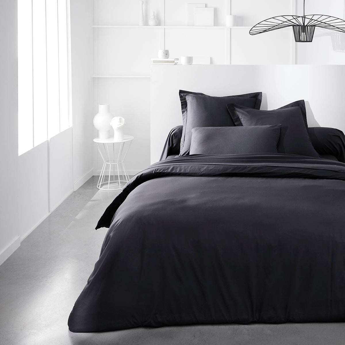 Permanent Unis Essential - Drap Housse - Gris