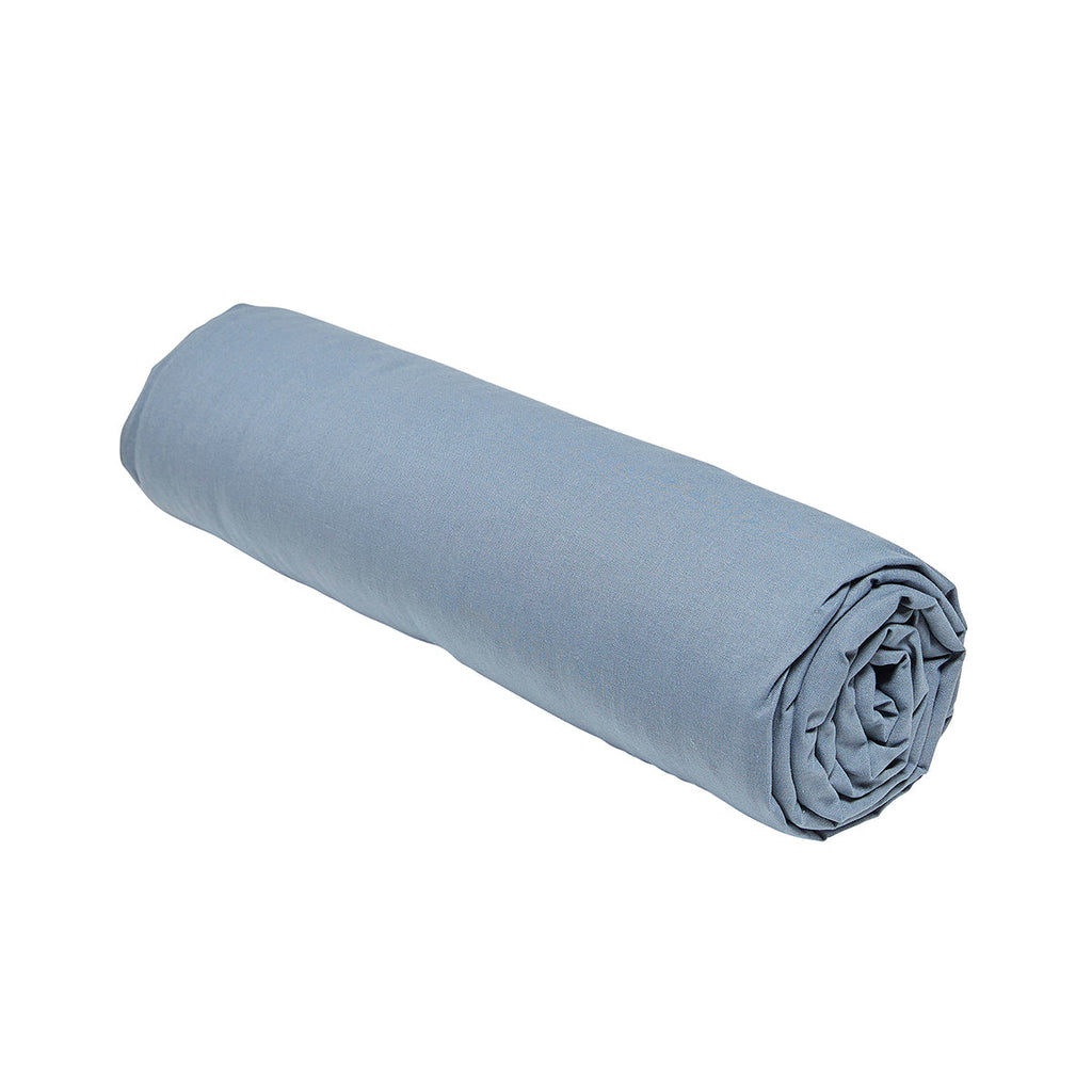 Permanent Unis Essential - Drap Housse - Bleu