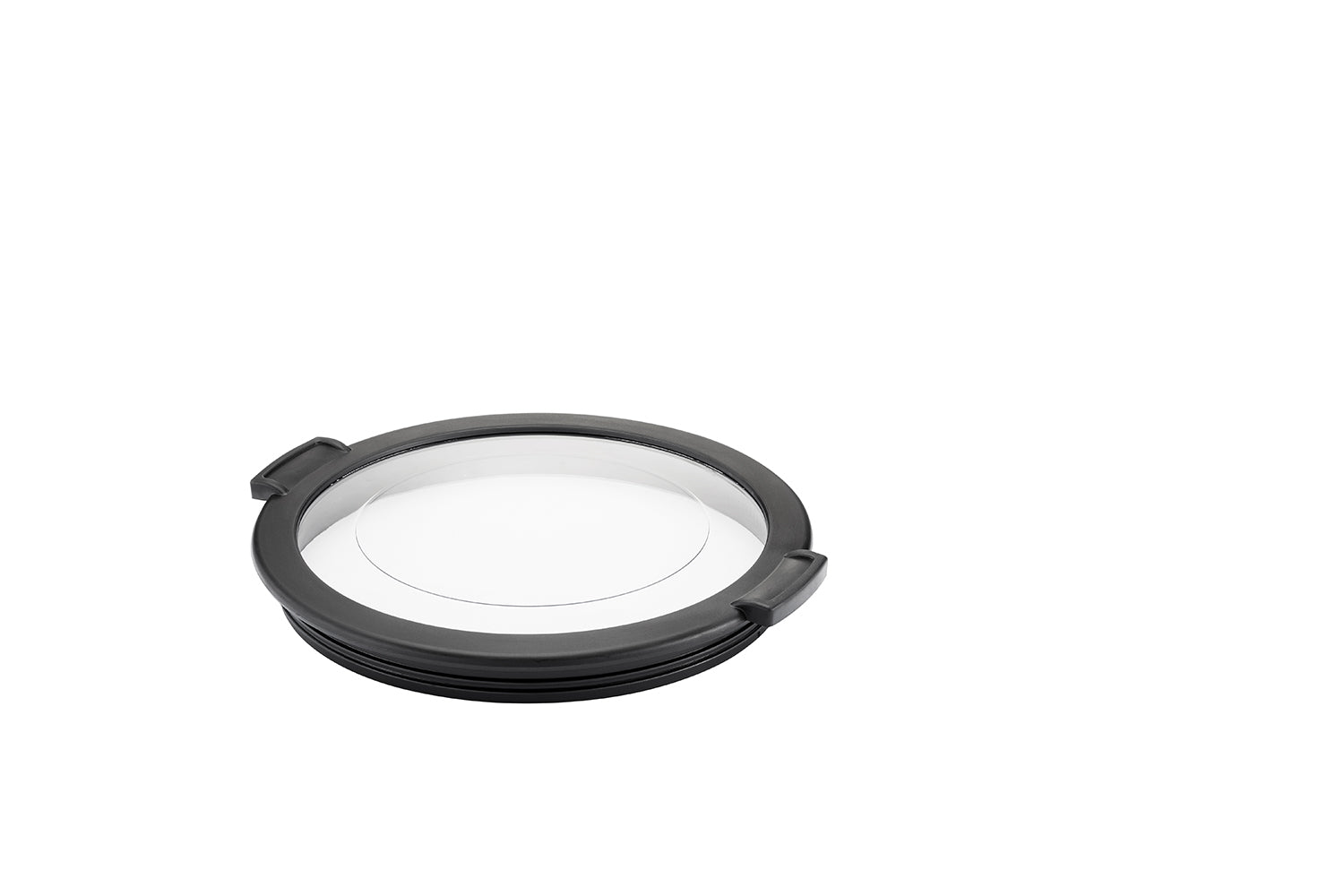 Muovo - Bol + Couvercle - Acier Inoxydable - Noir/Argent