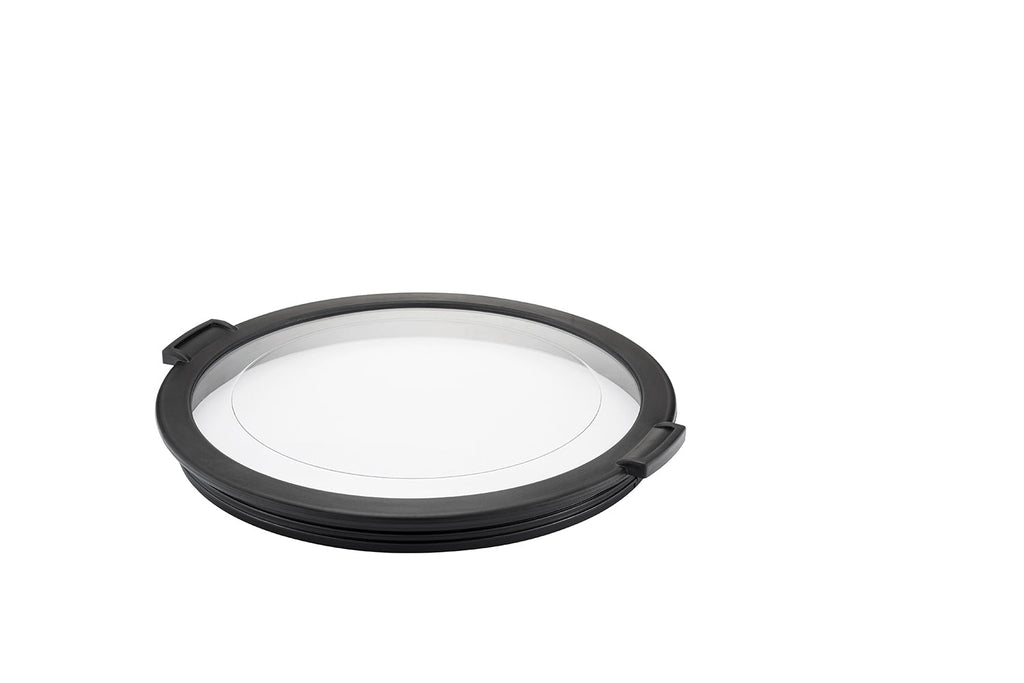 Muovo - Bol + Couvercle - Acier Inoxydable - Noir/Argent