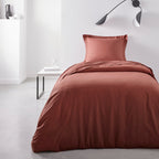 Permanent Uni Essential - Housse De Couette - Terracotta