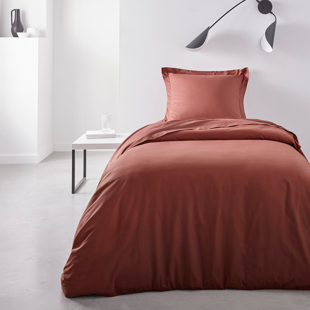 Permanent Uni Essential - Housse De Couette - Terracotta
